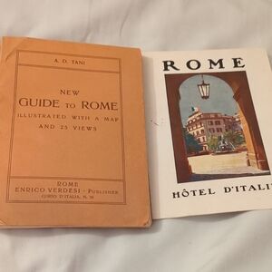Rome Guide Book & Booklet 1922